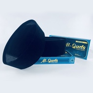 Cheap AC Black Peci for Children and Adults Wholesale Plain Black Kopiah Peci AC Gudang Songkok Cika