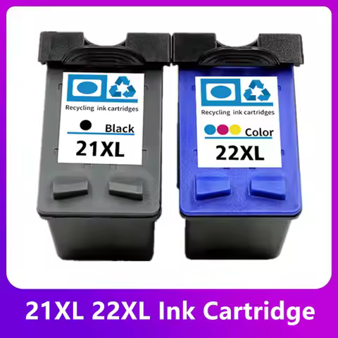 21 22 XL Compatible Ink Cartridge Replacement for HP 21XL 22XL HP21 Deskjet F2180 F2280 F4180 F2200 