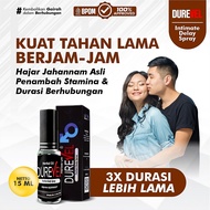 Kuat Tahan Lama Berjam-Jam Spray Herbal DUREVEL Intimate Delay Spray 15 ml Netto 3x Durasi Lebih Lam