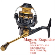 MAGURO EXQUISITE 500UL / 800UL / 1000L / 2000PG Spinning Reel