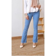 🇲🇾BOOTCUT JEANS FOR LADIES KAIN DENIM BERGETAH READY STOCK 26-36 BOOTCUT WOMEN"S SELUAR JEAN'S BOOTC