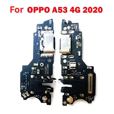 For OPPO A53 4G 2020 (CPH2127, CPH2131) USB Charging Port Dock Connector Charger Board Microphone Mo