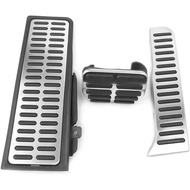 GZYF Stainless Steel 3Pcs AT Pedal, Brake Gas Accelerate Pedal Footrest Cover For 2012-2016 for Jett