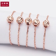 แหวนเงินทองแดง 585 สำหรับผู้หญิง สไตล์เรียบง่าย แหวนทองแดงแท้ 14K Rose Gold แหวนปลายเท้า ของขวัญสำหร