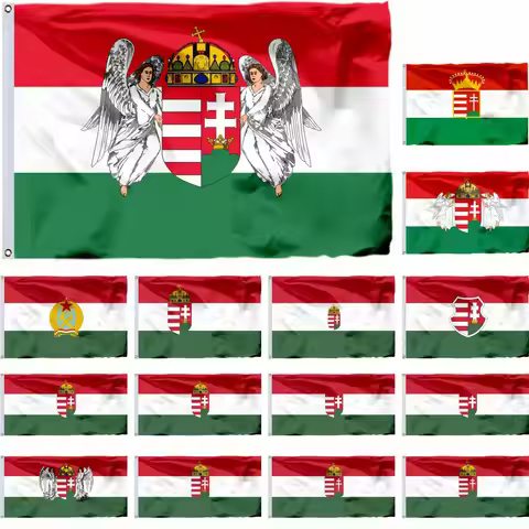 Hungary History 1848-1921 Flag Choice of Sizes:21X14CM/2X3ft/3X5ft/45X30CM/30X20CM or customized Ban