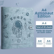 A3 Size Certificate Album New 2025 Leather Storage Folder Organizer for Kindergarten Boys Girls Elem