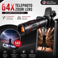 64X Phone Telescope Zoom Lens Anti Shake Telephoto Camera Lens for Concert Fishing Photography