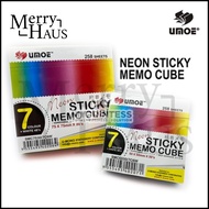 UMOE STICKY MEMO CUBE ( 50x50mm-30's / 75x75mm-30's )