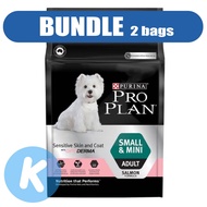 Purina Pro Plan Canine Small &amp; Mini Adult Sensitive Skin &amp; Coat with OptiDerma Dog Dry Food 2.5kg