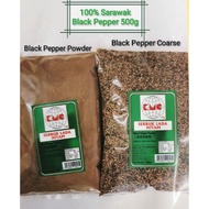 [ HALAL ] KMC 100% Pure Sarawak Black Pepper Powder & Black Pepper Coarse/Serbuk Lada Hitam & Lada H