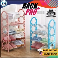 *READY STOCK* 4 Tier Sliding Shoe Cabinet Rack Large Capacity Multi-layer Shoes Racks almari kasut rak kasut EU