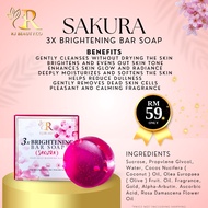 RJ SAKURA 3X BRIGHTENING BAR SOAP