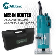 SH134 MAILTANK เครื่องเซาะร่อง เครื่องเซาะร่องไม้ ขุด แกะลวดลาย ทริมเมอร์ เราเตอร์ (2หุน) 1/4" แกน 6
