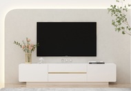 Tomato Home ชั้นทีวี Desire TV cabinet กว้าง200ซม | ราคารวมส่งประกอบในกทมและปริมณฑลเท่านั้น | ชั้นทีวีมินิมอล วางทีวีใหญ่สุด 85นิ้ว
