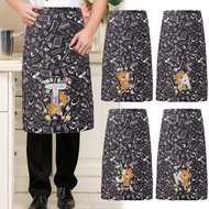 Half Apron For Restaurants Half-Length Korean Style Cafeteria Short