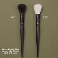 Chổi Trang Điểm Bằng Lông Động Vật Xianbao Lan G61 Chổi Má Hồng Dạng Dốc Chổi Đánh Bóng Mịn Chổi Tra