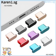 KA Anti Dust Plug Portable Phone Accessories Dustproof Cover Metal Stopper for Samsung Galaxy S21 S20 Huawei P40 Xiaomi 11/10 Type-C Mobile Phones