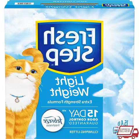 Lightweight Clumping Cat Litter Febreze Odor Control 15 Days ClumpLock Technology Low Dust Easy Scoo