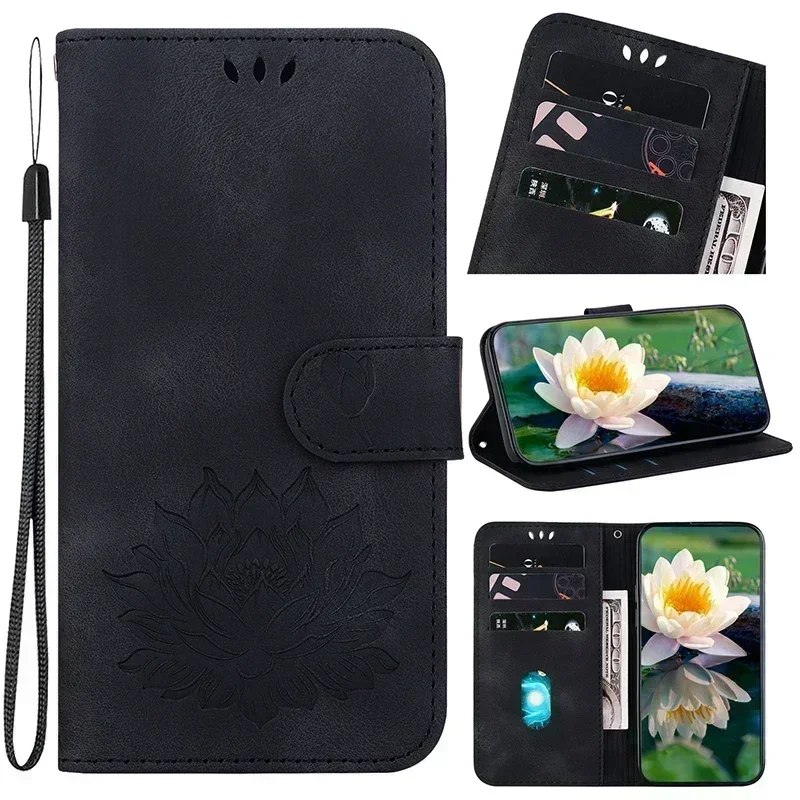 Leather Phone Case for OPPO Reno 14 Pro 14F Wallet Lanyard Cover