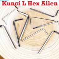 Allen Key L Key 1.5mm 2mm 2.5mm 3mm Hexagon Hardness Wrench Tool