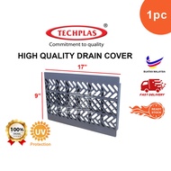 TECHPLAS 9''x17'' High quality UV Protection Drain Cover Heavy Duty Penutup Longkang Cover PVC