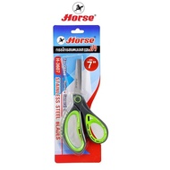 HORSE Brand Stainless Steel Scissors 7 Inches H-3607 1 Piece