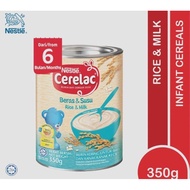 Nestle Cerelac Beras & Susu Nestum Bayi Beras Merah & Susu 350g