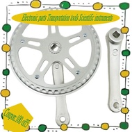 [tousandeoe4] Bicycle Crank Set for Single Chainring Crankset Mountain Bike for Single Hole Crankset