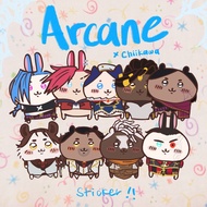 Arcane: League of Legends x Chiikawa sticker fan merch [ftnyuni]
