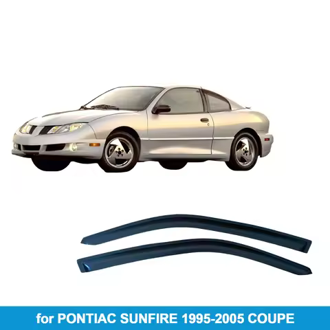 Window Visor for PONTIAC SUNFIRE 1995-2005 COUPE Rain Guard Side Vent Deflector Weathershield Outsid