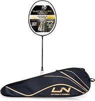 Li-Ning Wind Lite Stealth Carbon Fibre Strung Badminton Racket with Free Full Cover (Powered By Windstorm)
