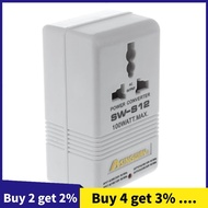 100W 110V/120V to 220V/240V Step-Up&Down Voltage Converter Transformer Travel White