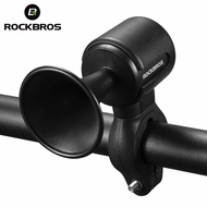 ROCKBROS Bike Bell Electronic Loud Horn ABS 120db Safety Electric Bell IPX4 Speaker Alarm Ring Bicyc