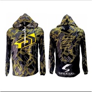 Yellow Daiwa mania Fishing jersey Shirt