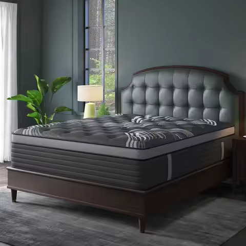 12"14" Twin Full Queen King Size Mattress in a Box Hybrid Spring Memory Foam,Euro Top Mattresses Med