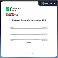 Bambu Lab Hotend Ceramic Heater 3pcs for X1C 3D Printer