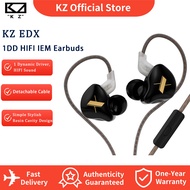 KZ EDX 1DD HIFI iem In Ear Headphones Dynamic Wired in ear Monitor Earbuds Earphone for Gaming Music