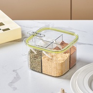 IMELON Kitchen Press Type seasoning box sealed and moisture-proof with spoon salt monosodium gluta