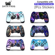 DATA FROG 2PCS Sticker For PlayStation 4 PS4 Controller Skin Protective Stickers Gamepad Game Access