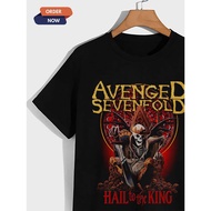 T-shirt KLATEN/T-SHIRT AVENGED SEVENFOLD/AX7/METAL BAND/T-SHIRT DISTRO/Tops Men Women/MOTIF/Design/D