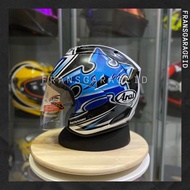 HELM ARA! VZRAM VZ RAM NAKANO SHURIKEN SILVER HALF FACE 1:1 COPY ARA!