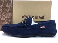 大自在 含發票 5折 大降價 ORIS 皮鞋 休閒皮鞋 麂皮皮鞋 尺寸40-44 藍  男 SB16903B04