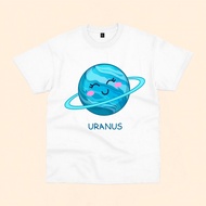8 Colors Set Universe Astronomy Solar System Kids T-shirt Planet Uranus Children's  100~150CM