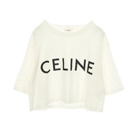 【二手】Celine CELINE短袖T卹 Logo印花露臍款 2X761671Q 純棉T卹 女款 二手 A