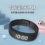 时刻美（skmei）学生手表手环表静音震动闹钟多功能简约时尚耐用电子手表黑色