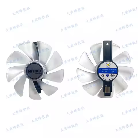 New PC GPU Cooler Fan CF1015H12D 95mm For Sapphire NITRO PULSE RX590 RX480 8G RX470 570 580 4G GDDR5
