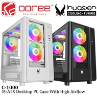INVASION C-1000 M-ATX DESKTOP CASING / CASE WITH HIGH AIRFLOW / COMPACT SIZE - MATX - C1000 - CASE O