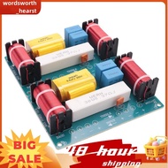 2Pcs 3 Way Audio Frequency Divider Loudspeaker -338 3 Unit Crossover Filters for Speakers Audio Freq