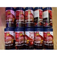 Cz3 Red Blaze Bran Arhat Fish Food, Bran Pellets to Increase Head Color, Box of 120g. Thai products