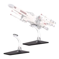 Vaodest Acrylic Display Stand for Lego Star Wars X-Wing Fighter 75301 Set, 5 MM Transparent Clear Di